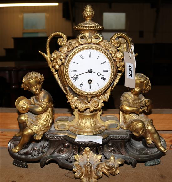 Gilt clock